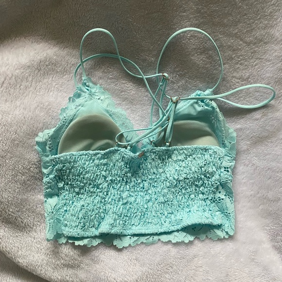 PINK blue lacy bralette - Picture 3 of 4